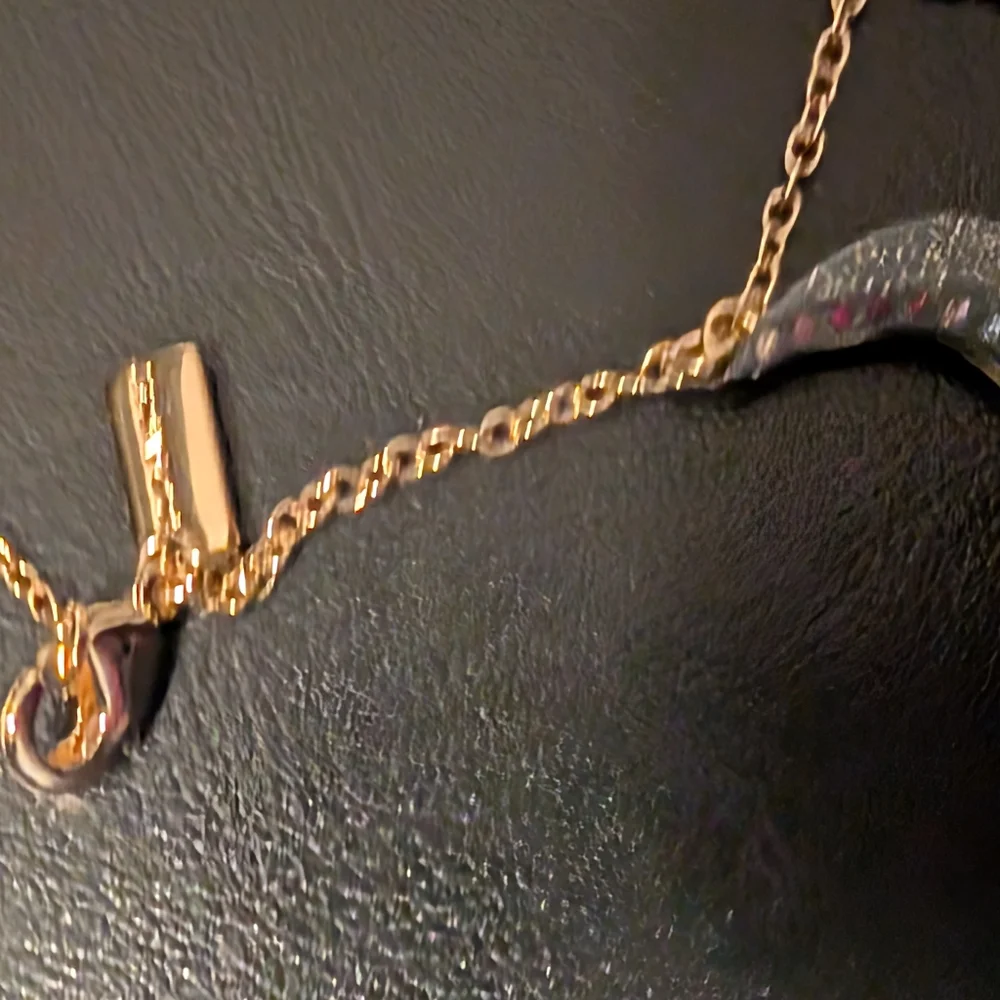 Coach Moon And Flower Charm Bracelet